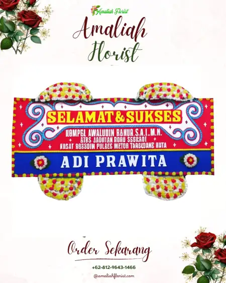 Papan Bunga Ucapan Selamat Sapugarut